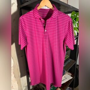 Holderness & Bourne Polo // Burgundy/Rasberry // Medium